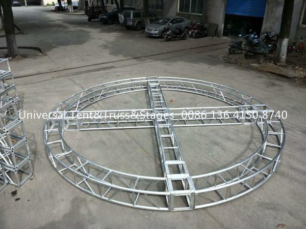 Mini Aluminium Lighting Truss Stand Pipe Outdoor Stage Box Roof Circle Truss Alu