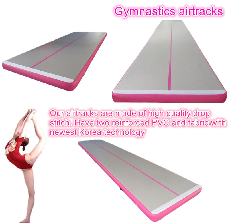 Large Inflatable Air Track Training Mat Jumping Mat For Gymnastics Waterproof