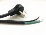 Thailand 3pin black power cord without stopper 10A/16A copper power cable