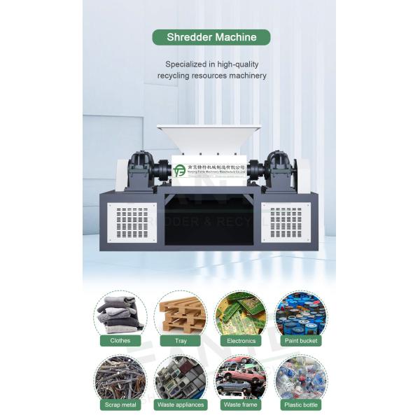 FANTE Scrap Car Truck Tire Shredder Machine Tyre Cutting Machine Tyre Shredding Machines