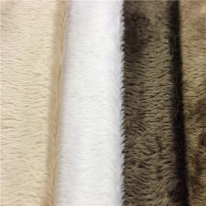 China 100% polyester warp knitting pearl velour/wholesale fabric factory