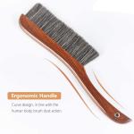 Soft Bristles Hand Broom Brush With Wooden Handle Cleaning Furniture Bed Sofa