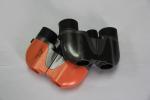 Green / Orange Lightweight Travel Binoculars , Lightweight Binoculars For