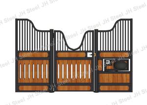 China Steel Pipe Frame High Density Bamboo Horse Stable Box factory