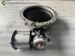 V1FS250GBN Single Flange Pneumatic Butterfly Valve 12.4kg for Mixing Plant