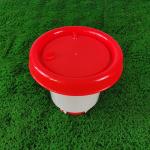Bottom Water Filled Version 5L Cone Shape Plastic Plastic Water Feeder Anti Drip