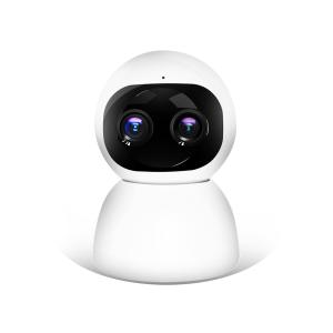 China 1080P WIFI Home Dual Lens CCTV Camera Night Vision Face Recognition factory
