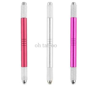 China Dual Purpose Semi Permanent Microblading Eyebrow Pen With 3 Colors factory
