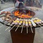 Customized Rusted Corten Cooking Outdoor Bbq Outdoor Kitchen Bbq Grills With