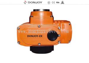 China DC24V Small Electronic Rotary Valve Explosion Proof EXD II BT4 Electric Actuator factory