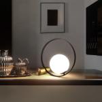 Modern Circle Metal Length 40cm Height 42cm Bedside Reading Lamp