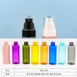 Half Cover pET Spray Bottle 60ml 80ml 100ml Luxury Gradient Color Bottle