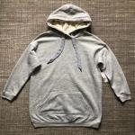 Pink Grey Ladies Cashmere Sweater 100% Polyester Cashmere Hoodie Womens