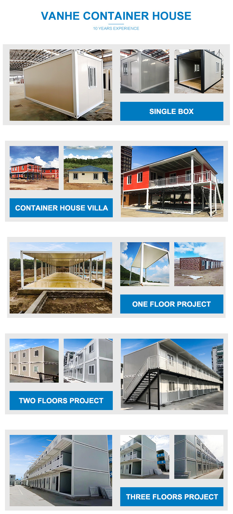 Steel Structure Prefab 40ft Container Living Homes