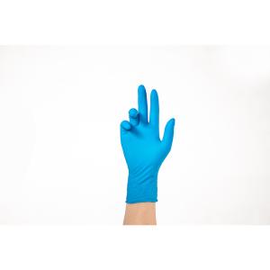 China Disposable Nitrile Glove 100 Pieces Disposable Nitrile Gloves Blue Nitrile Thin Gloves Home Solid Kitchen Use factory
