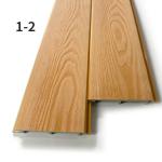 Exterior WPC Wall Cladding UV Resistant Synthetic Wood Wall Panels CE