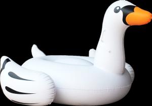 China Giant Inflatable Swan Pool Float Giant Swan Ride On factory