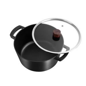 China Durable Non Stick Cooking Pot 9 Inch Milk Warmer Pot 12.3cm Height factory