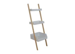 China Contemporary Knock Down Bamboo Legs 20KG Step Ladder Bookcase factory