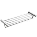 23.6 Inch Bathroom Wall Shelf With Towel Bar SUS304 Stainless Steel Rust