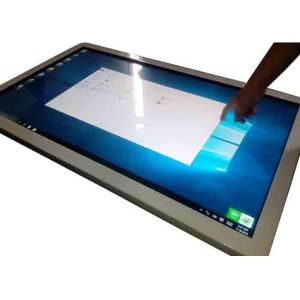 China Full HD 55 Inch Wall Mounted Interactive All In One Touchscreen PC I3 Processor on sale