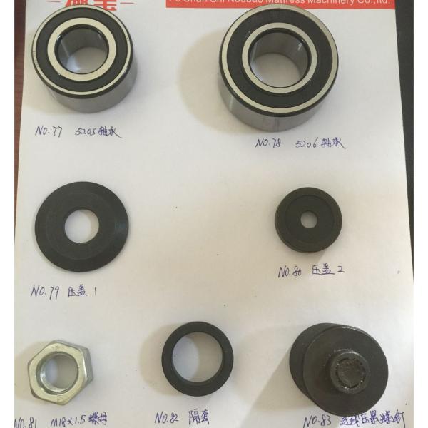 China Custom Bearings Gland Nuts Wire Feeding Wheel Spring Bed Nets Machine Parts factory