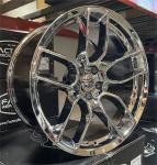 20" X 10.5" Wide Body Chrome Wheels Rims For Dodge Demon 5x115