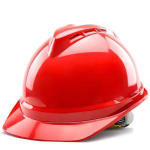 China Safety Helmet V Shaped Breathable ABS Anti Smashing Breathable Construction Site Thickening Wholesale Customizable factory