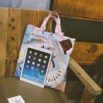 Japanese lovely art canvas single-shoulder bag spray figure cross-body bag small
