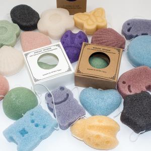 China Dry Dim Facial Cleansing Sponge Environmentally Friendly factory