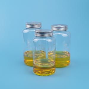 China 500ml 17oz Milk Tea PET Plastic Beverage Jar With PP Screw Cap factory