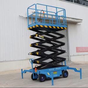 China Portable Mini Scissor Lift 500KG Aerial Scissor Lift 6m Working Height factory