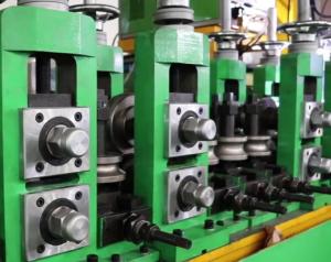 China Square Round Rectangle Oval Galvanized Pipe Mill 25-76mm 10m/min factory