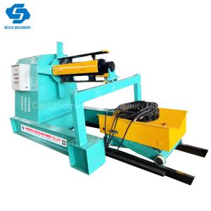 China Hydraulic/Electric Uncoiler/Manual Decoiler Machine with Coil Car factory
