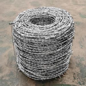 China Double Twisted Farm Barbed Wire For Secruity Barbed Wire Fencing factory