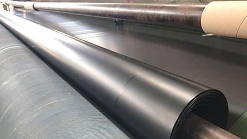 Black HDPE Geomembrane Liner with Oxygen Index ≥30% and Hydrostatic Pressure