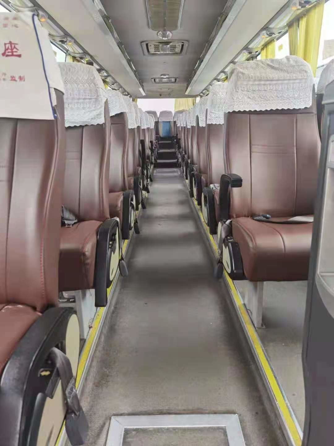 Used Yutong Bus ZK6122 49 Seats Steel Chassis Double Doors Used Passenger Bus Left Hand Drive WP.10 Rear Engine