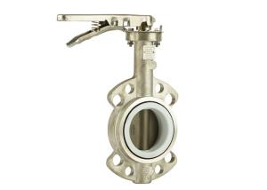 China Stainless Steel Valves Butterfly Valve ANSI / ASME B16.5 Wafer And Lug Style Types factory