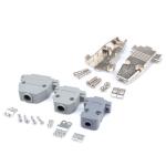 DB9 RS232 9 Pin Male Female DB15 VGA D-sub 15 pin Connector Plastic Hood Cover