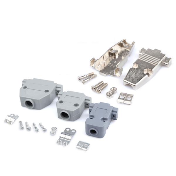 DB9 RS232 9 Pin Male Female DB15 VGA D-sub 15 pin Connector Plastic Hood Cover