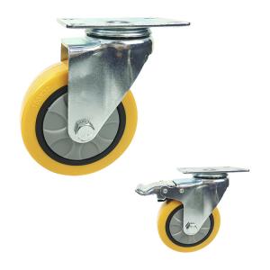 China OEM 4&quot; Industrial Medium Duty Casters With Bearing Covers factory