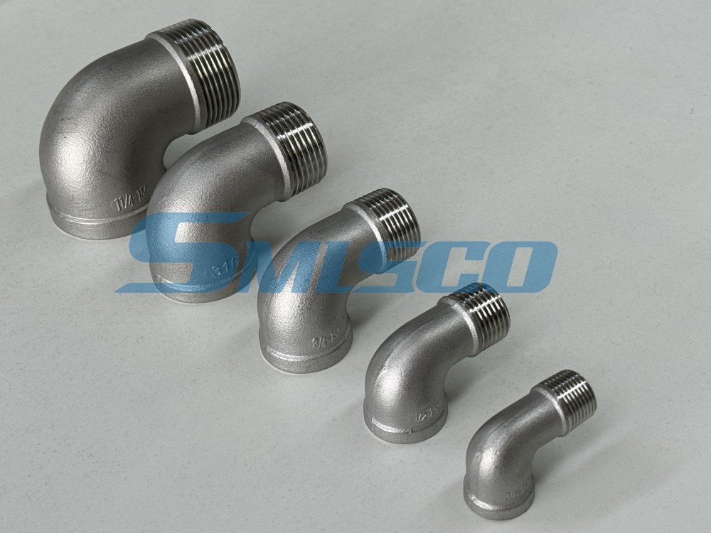 304 Casting Elbow Fitting 1 inch Class 150 Threaded NPT