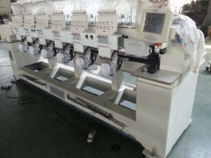 China 6 Heads Tubular Embroidery Machine For Backpacks / Sweat Suits factory