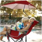 Foldable Sun Umbrella 600D Oxford Compact Camping Chairs