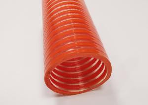 China Blue 4 Inch Flexible PVC Suction Hose Pipe Spiral Water Pump Suction Hose factory