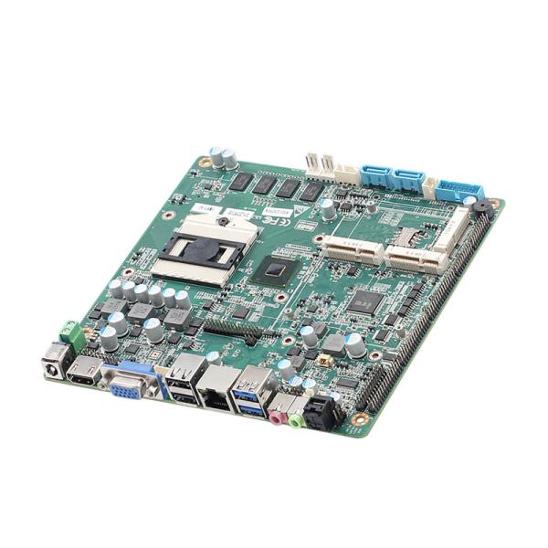 China Intel mini itx motherboard i7-4700M CPU 2 ethernet ports onboard 4GB ddr3 10 USB factory