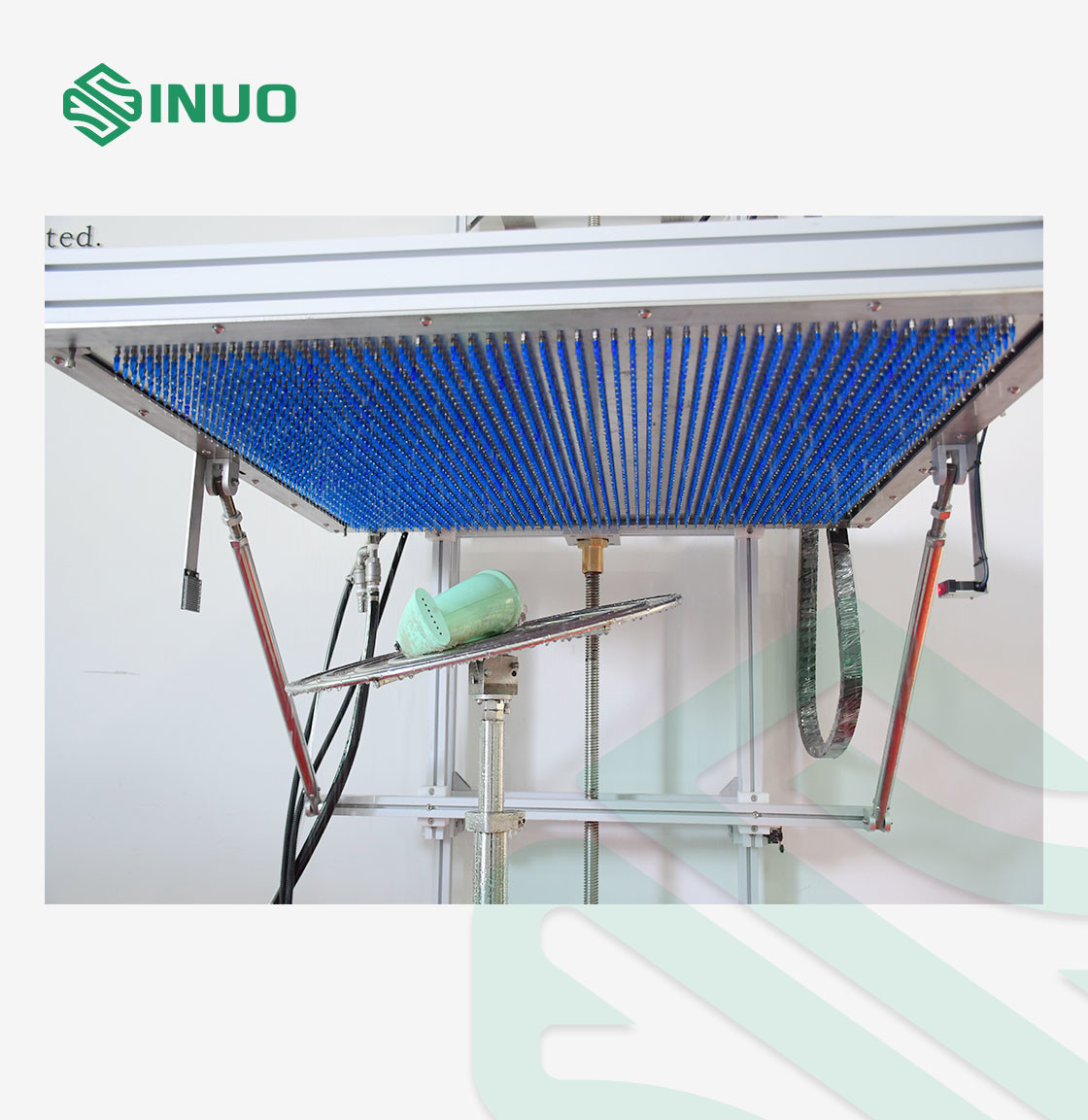 IPX1/IPX2 Vertical Water Drop Test Chamber with 1000*1000mm Drip Area 0.4mm Drip Holes and 200mm Water Dripping Height