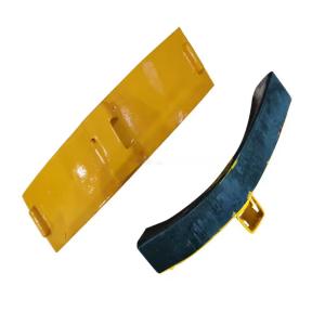 China Customized Railway Brake Block Pad Grey Cast Iron Train Brake Shoe factory