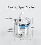 Pet Water Dispenser Automatic Dog Drinking Plastic Fountain Cat Water Fountain