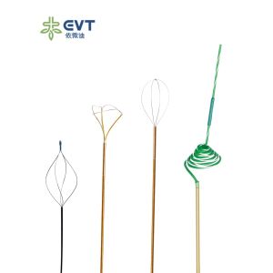 China Four Wire Zero Tip Nitinol Basket Interceptor Type Coil With Detachable Handle factory